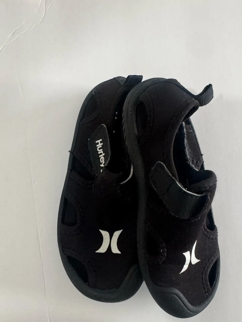 Hurley Kids Black Water Shoes with White Logo